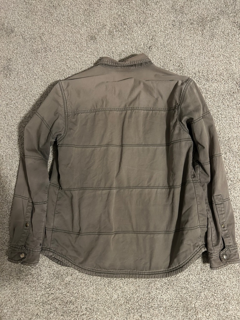 Columbia Men's Rugged Ridge Fleece Lined Canvas Shirt Jacket, Size Medium - Picture 2 of 9